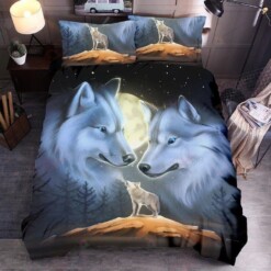 Moon Wolf Kc1908839cl Bedding Set