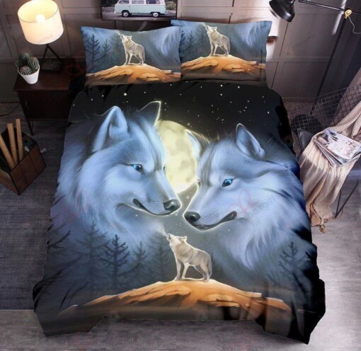 Moon Wolf Kc1908839cl Bedding Set