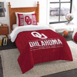 Oklahoma Sooners Bedding Set (Duvet Cover & Pillow Cases)