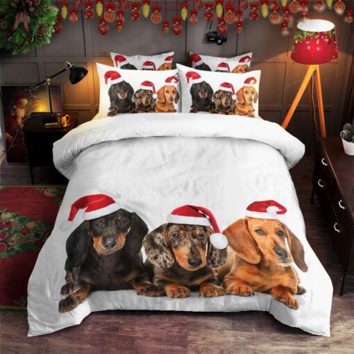 Dachshund Cotton Bed Sheets Spread Comforter Duvet Cover Bedding Sets