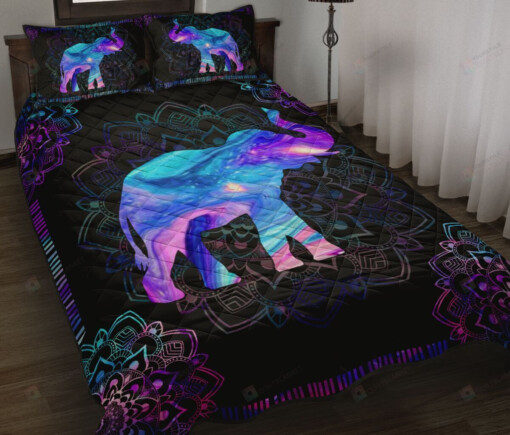 Magic Elephant Lover Quilt Bedding Set