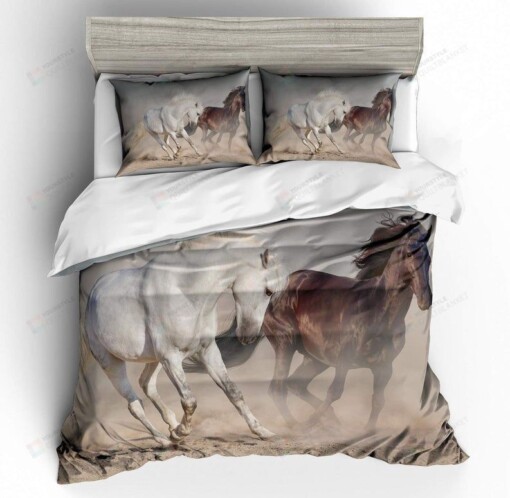 Horses Cotton Bed Sheets Spread Comforter Duvet Cover Bedding Sets