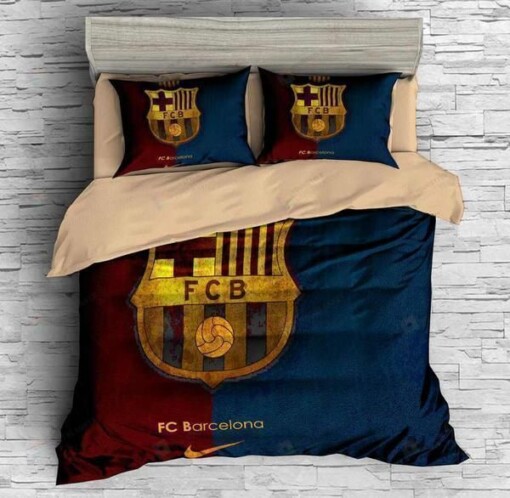 Fc Barcelona 4 Duvet Cover Bedding Set