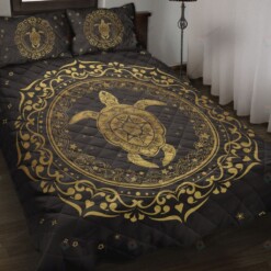 Turtle Tribal Style Quilt Bedding Set