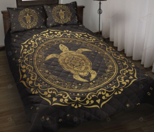 Turtle Tribal Style Quilt Bedding Set