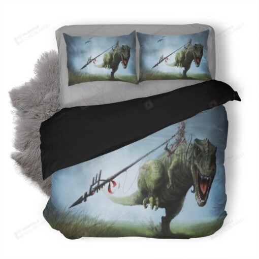 Dinosaur Cotton Bed Sheets Spread Comforter Duvet Cover Bedding Sets