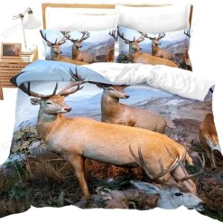 Deer Bed Sheets Duvet Cover Bedding Sets