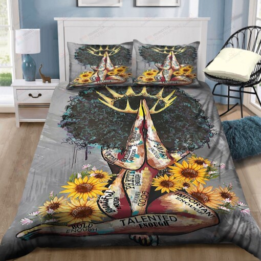 Black Queen Talented Enough Bedding Set Bed Sheets Spread Comforter Duvet Cover Bedding Sets