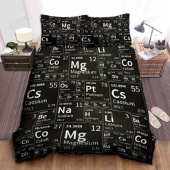 Periodic Table Science 2 Bedding Set (Duvet Cover & Pillow Cases)