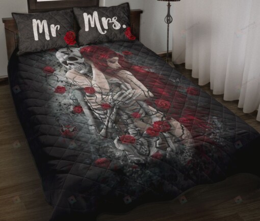 Skull Quilt Bedding Set