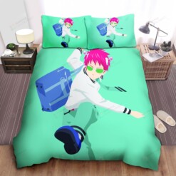 Saiki-K Bed Sheets Spread Comforter Duvet Cover Bedding Sets