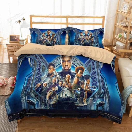 Black Panther Duvet Cover Bedding Set