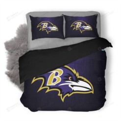 Nfl Baltimore Ravens Duvet Cover Bedding Set