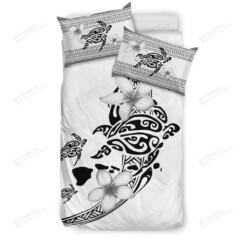 Hawaii Poly Turtle Bed Sheets Duvet Cover Bedding Set