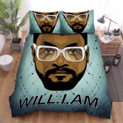 Will.I.Am Bed Sheets Spread Comforter Duvet Cover Bedding Sets