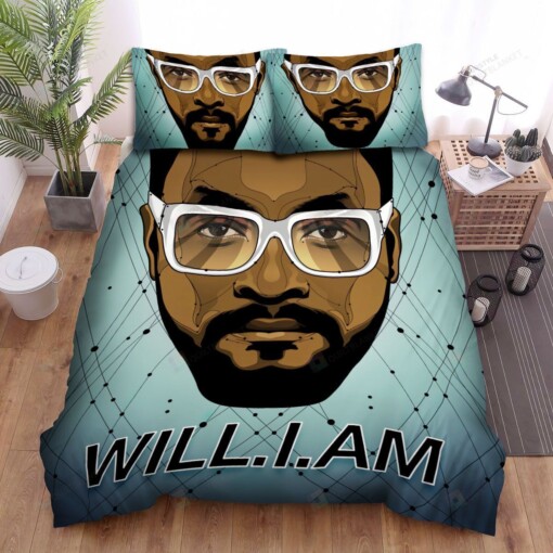 Will.I.Am Bed Sheets Spread Comforter Duvet Cover Bedding Sets