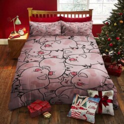 Pig Cute Bed Sheets Spread Duvet Cover Bedding Sets