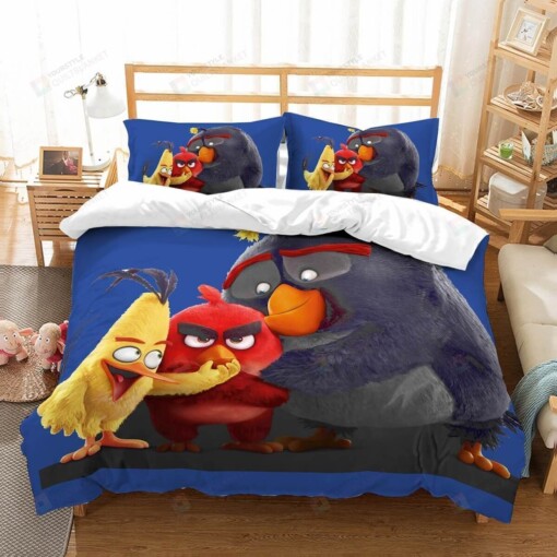 3d Angry Birds Duvet Cover Bedding Set