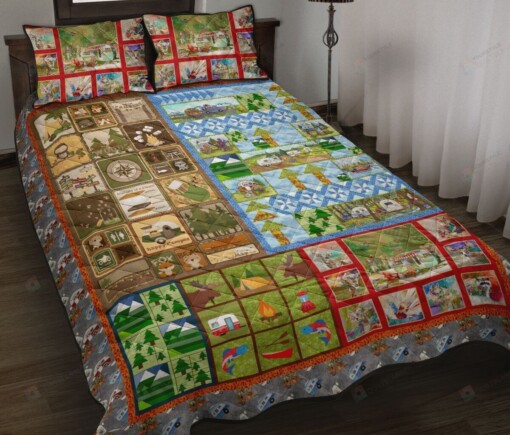 Love CamPing Quilt Bedding Set