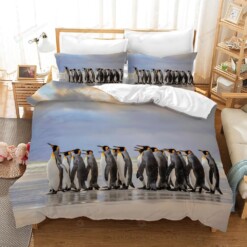 Penguins Bed Sheets Duvet Cover Bedding Sets