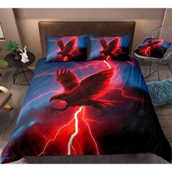 Red Eagle Bedding Set Bed Sheets Spread Comforter Duvet Cover Bedding Sets