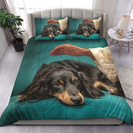 Dachshund Dog Lying Bedding Set Bed Sheet Spread Comforter Duvet Cover Bedding Sets