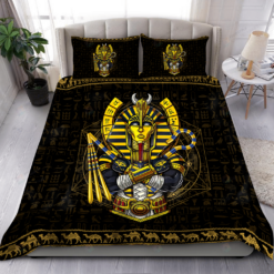 Ancient Egyptian Gods Bedding Set Cotton Bed Sheets Spread Comforter Duvet Cover Bedding Sets