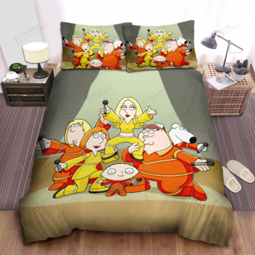 Dancing Family Bed Sheets Spread Comforter Duvet Cover Bedding Sets