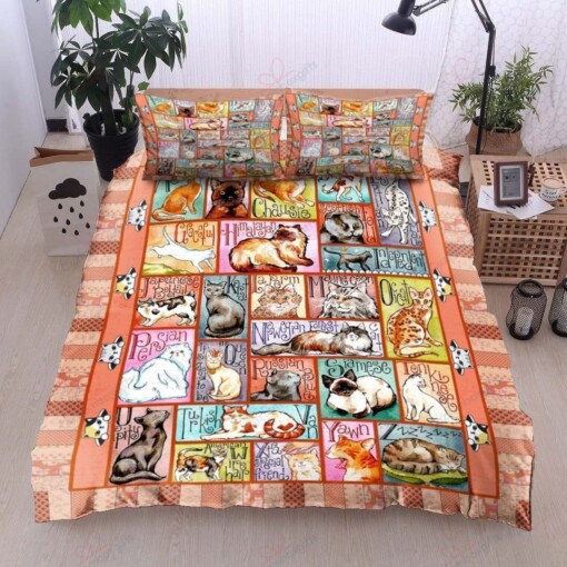 Cats Bedding Set Bed Sheets Spread Comforter Duvet Cover Bedding Sets