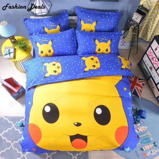 Pikachu Bedding Set (Duvet Cover & Pillow Cases)