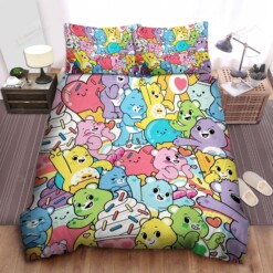 Care Bears Bed Sheets Spread Comforter Duvet Cover Bedding Sets