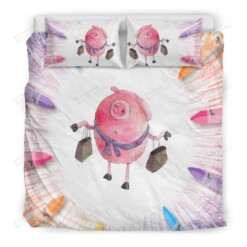 Pig Bedding Set - 11 (Duvet Cover & Pillow Cases)