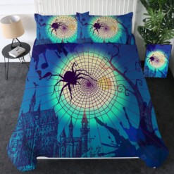 Spider Halloween Bed Sheets Duvet Cover Bedding Sets