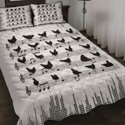 Chicken Staves Style Quilt Bedding Set