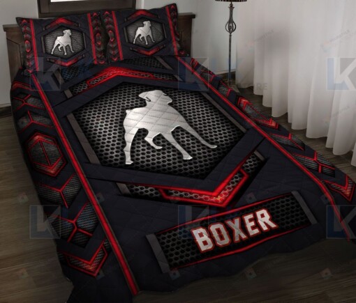 Boxer Quilt Bedding Set