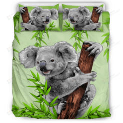 Koala Cotton Bed Sheets Spread Comforter Duvet Cover Bedding Sets