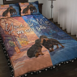 Dachshunds Got This Quilt Bedding Set