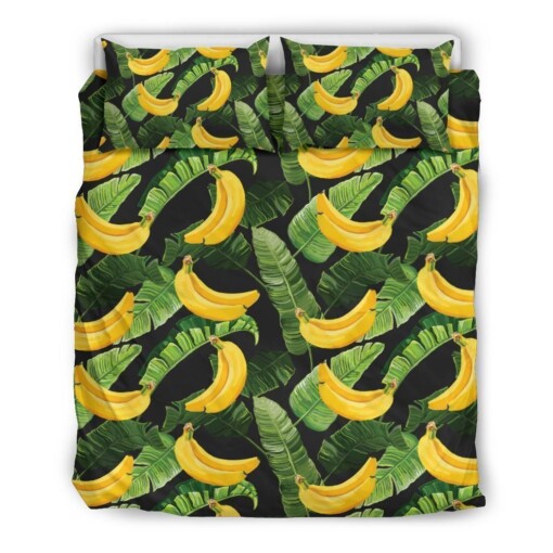 Banana Cotton Bed Sheets Spread Comforter Duvet Cover Bedding Sets