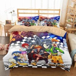 3d Kingdom Hearts Duvet Cover Bedding Set