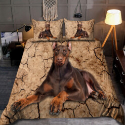 Doberman Bedding Set Bed Sheets Spread Comforter Duvet Cover Bedding Sets