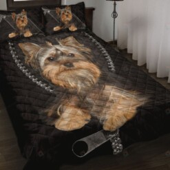 Yorkshire Terrier Love Quilt Bedding Set