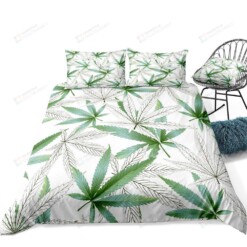 Tropical Leaf Bed Sheets Spread Comforter Duvet Cover Bedding Sets