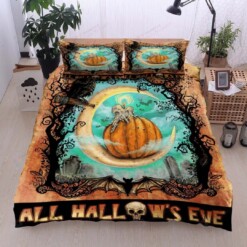 Halloween Cotton Bed Sheets Spread Comforter Duvet Cover Bedding Sets