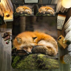 Fox Collection 30 3d Duvet Cover Bedding Set