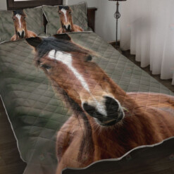 Horse Shortcut Quilt Bedding Set