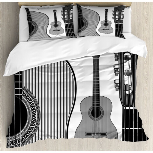 Guitar Bedding Set Bed Sheets Spread Comforter Duvet Cover Bedding Sets