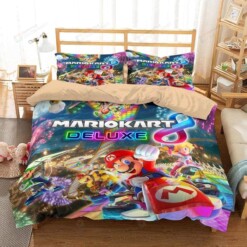 Mario Kart Duvet Cover Bedding Set