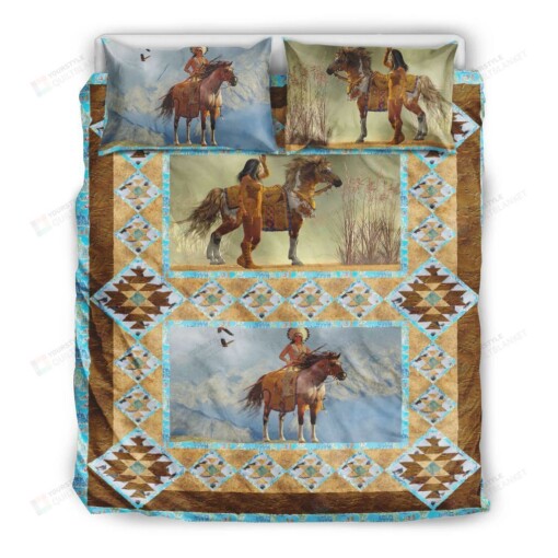 Native American  Bed Sheets Spread Comforter Duvet Cover Bedding Sets