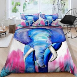 Elephant Cotton Bed Sheets Spread Comforter Duvet Cover Bedding Sets