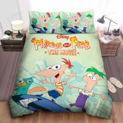 Surfing With Perry Bed Sheets Spread Duvet Cover Bedding Sets